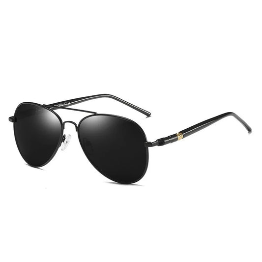 Luxus-Polarisierte Sonnenbrille – Designer, UV400, Vintage Pilot für Ballermann, Strand und Eskapaden