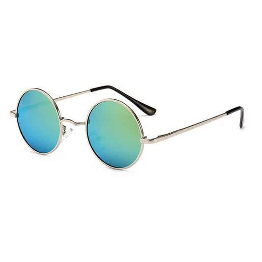 Designer Polarisierte Runde Sonnenbrille – Retro Metallrahmen, UV400, für Männer und Frauen